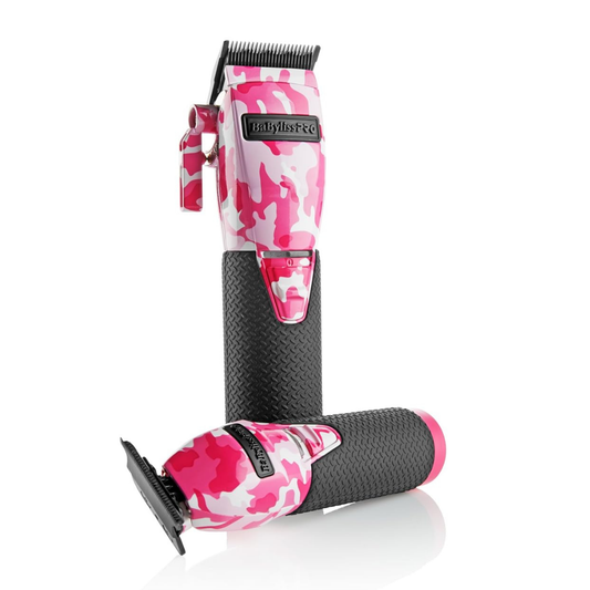 Babyliss Pro Limited FX+ Pink Camo Clipper and Outlining Trimmer