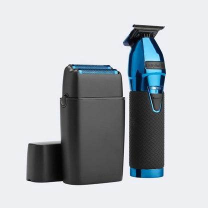 BaBylissPRO LimitedFX Black/Blue Trimmer & Shaver Gift Set (FXDUOFS2TBL)