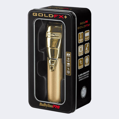 BaByliss Pro GOLD FX FX870NG Clipper & FX787G-DB DLC Gold Skeleton Trimmer Combo