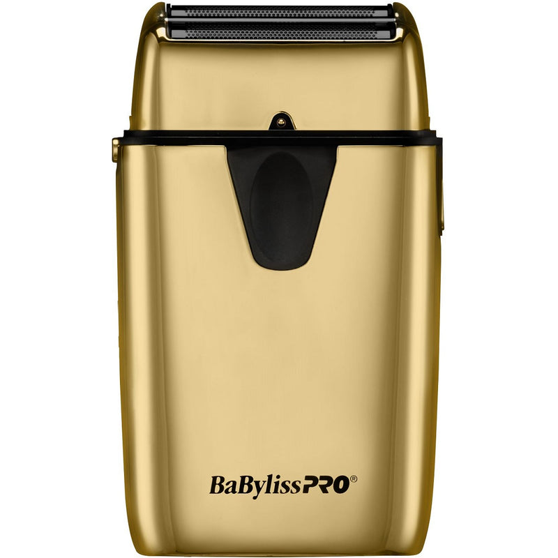 BaByliss Pro UVFOIL UV-Disinfecting Metal Double Foil Shaver - Gold (FXLFS2G)