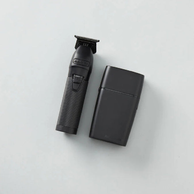Babyliss Pro LimitedFX Matte Black Trimmer & Double-Foil Shaver Prepack (FXDUOFS2TMB)