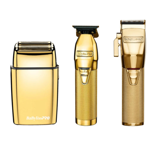 BaByliss PRO Gold FX Clipper Skeleton Trimmer Shaver Set