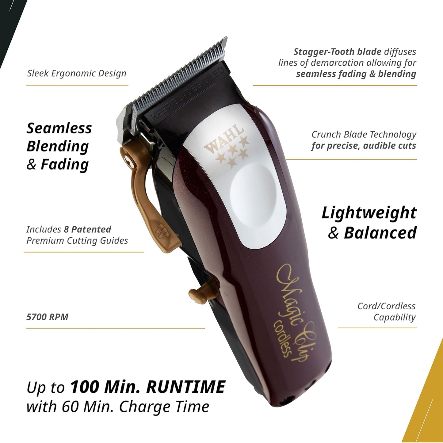 Wahl Professional 5-Star Series Cordless Magic Clip