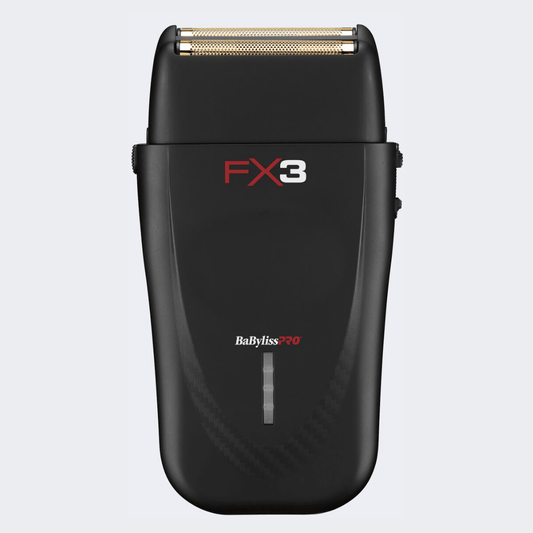 BaBylissPRO FX3 Professional High Speed Foil Shaver Black FXX3SB