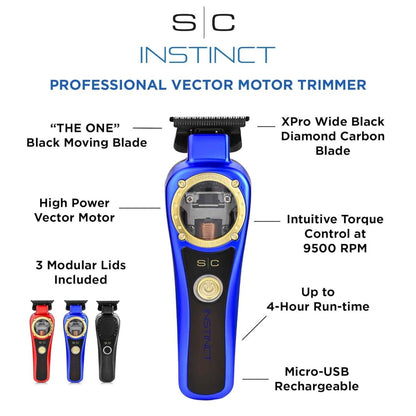 StyleCraft Instinct Professional Vector Motor Cordless Trimmer